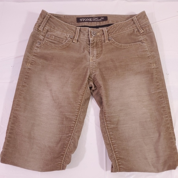 Stone Love Distress Corduroy Womens Pants - Picture 3 of 8